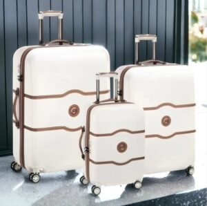 Luxury 3-Piece Hardshell Luggage Suitcase Set