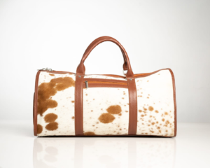 Luxury Cowhide Weekender Bag