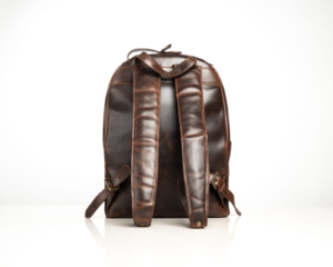 Premium Genuine Leather Backpack for Men & Women - Vintage Laptop Travel Bag